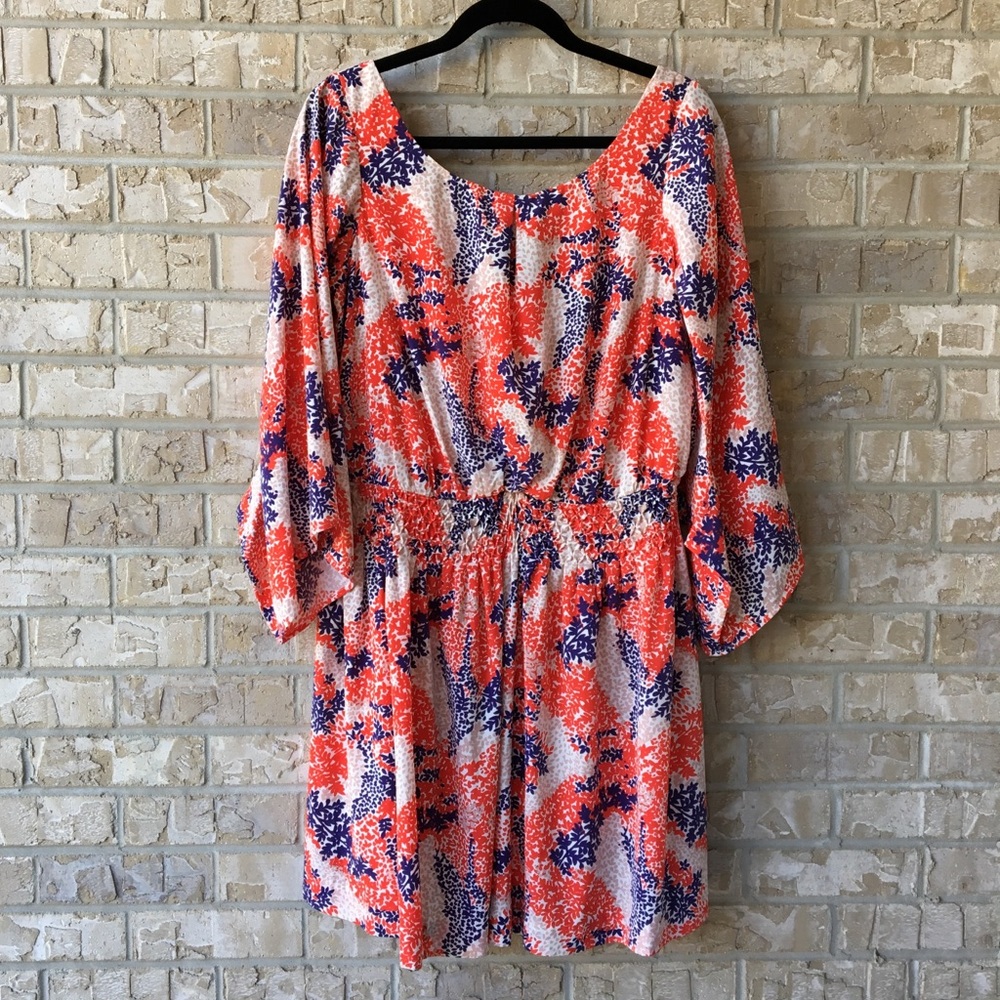 Jessica Simpson Lined Multicolor Dress Size 14 🌸